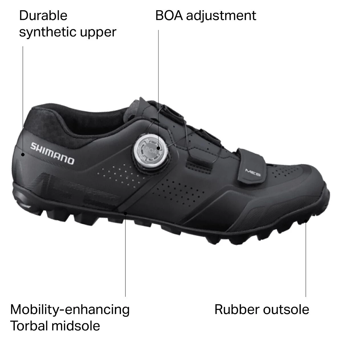 Shimano Men's Mountain Bike Shoes ME502 Cycling Shoe - Men's