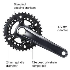 Shimano Mountain Cranksets XT FC-M8100 2x Crankset