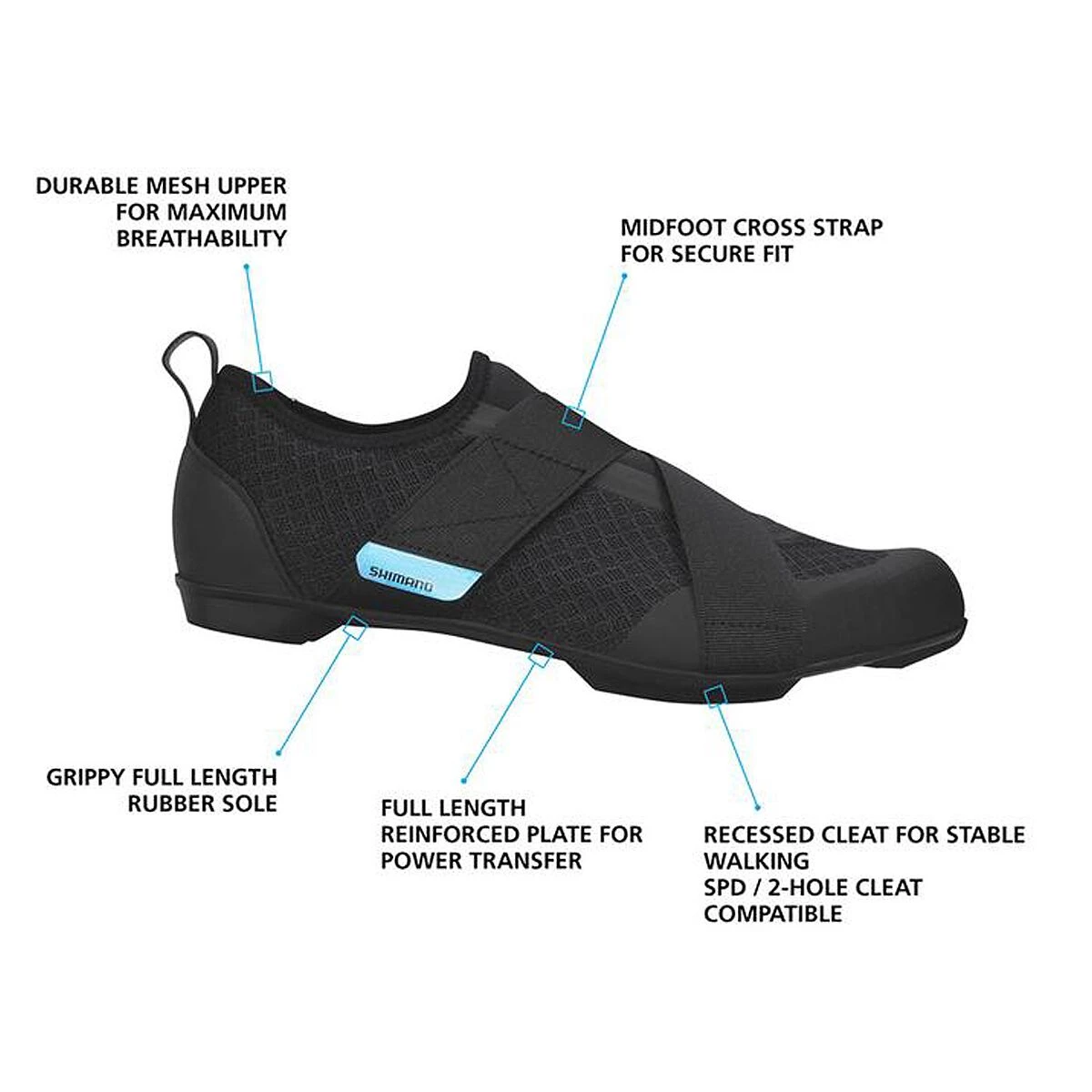 Shimano Men's Road Bike Shoes IC200 Cycling Shoe