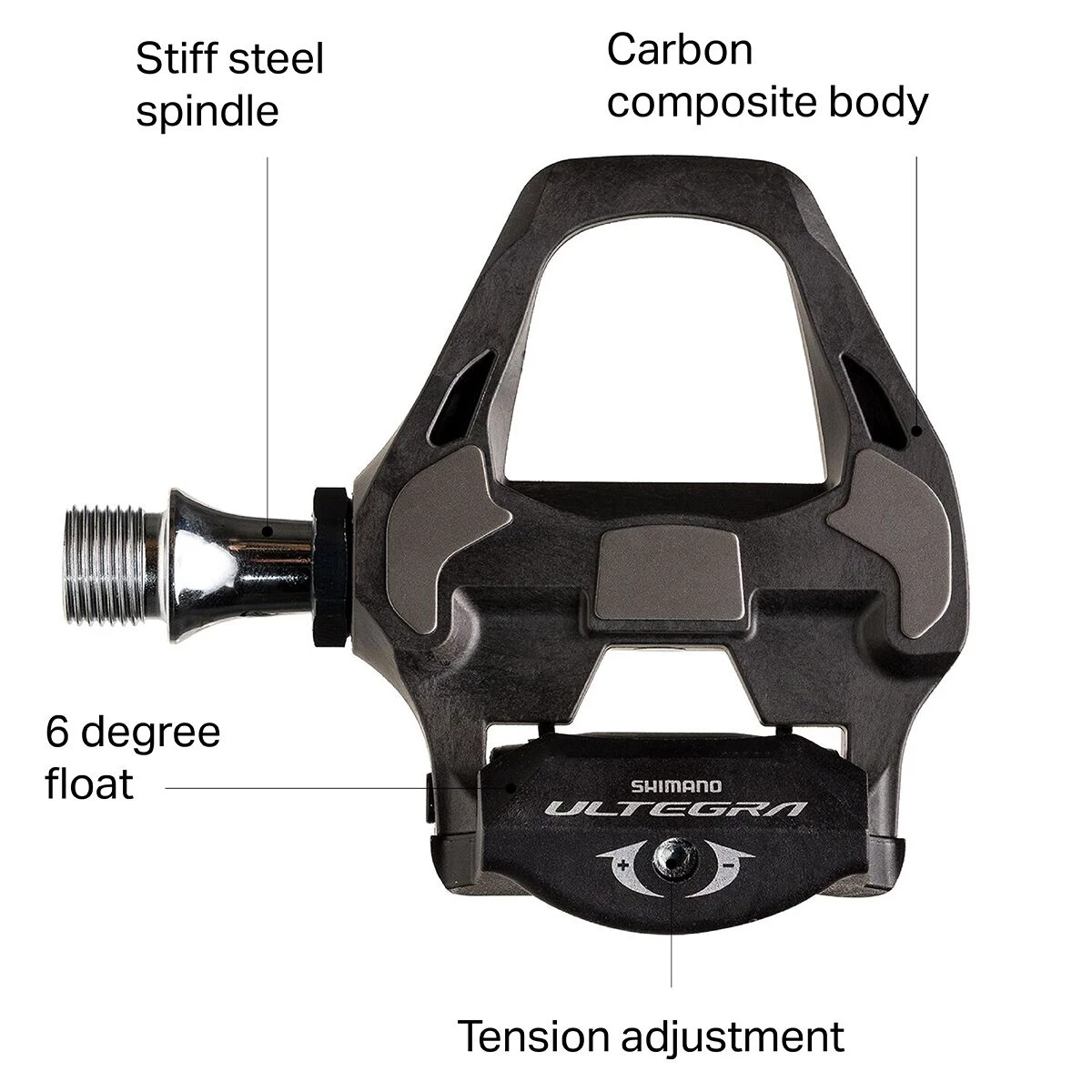 Shimano Road Clipless Pedals Ultegra PD-R8000 +4 SPD SL Pedals