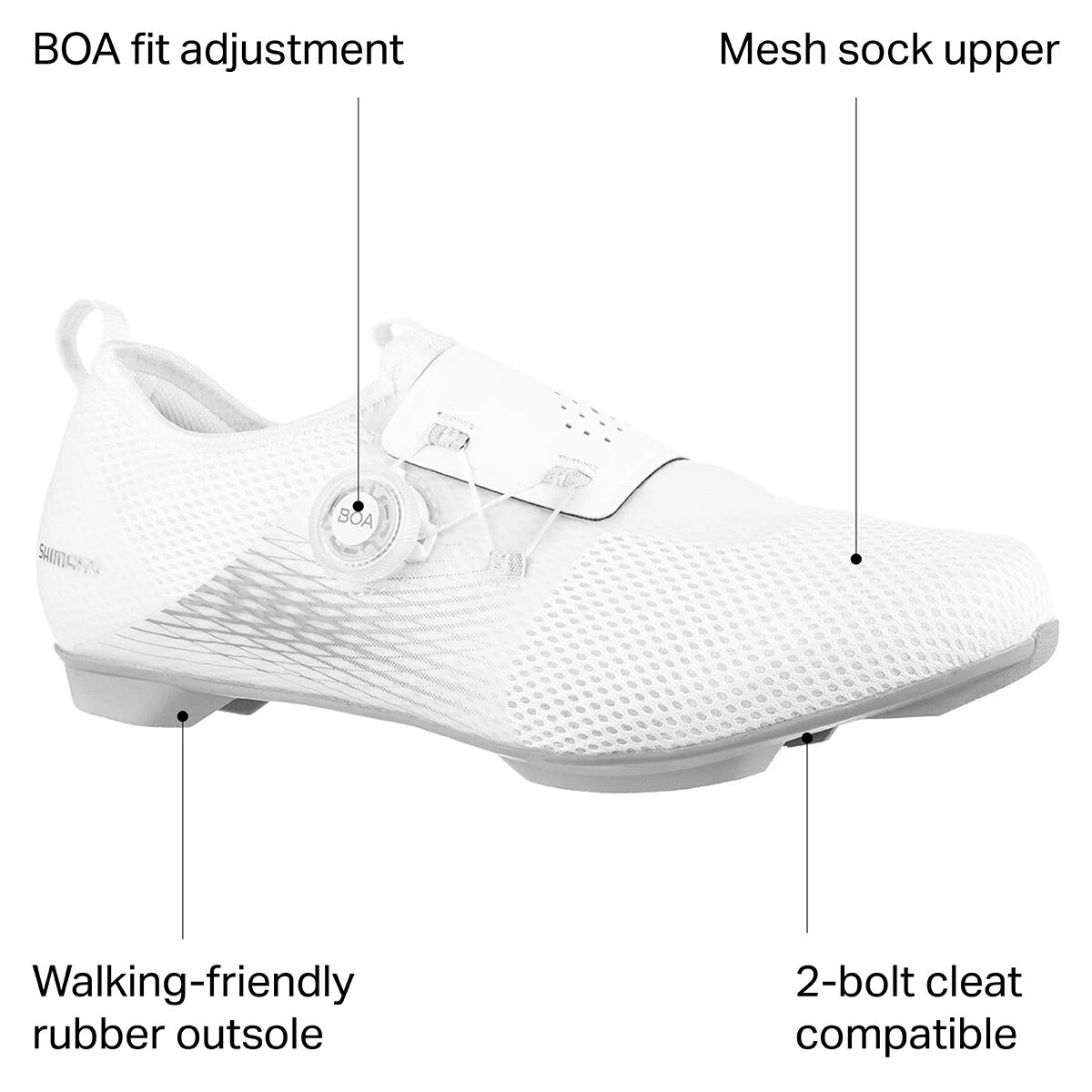 Shimano Women's Road Bike Shoes IC5 Cycling Shoe - Women's - Image 24